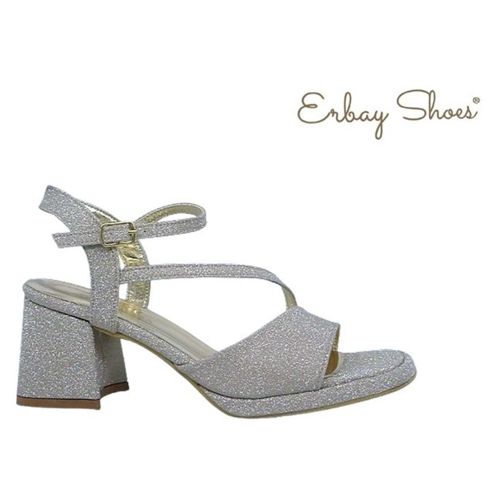 Z- ERBAY SANDALET - PLATFORM - 402 - SİMLİ-ALTIN