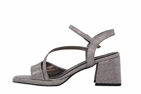 Z- ERBAY SANDALET - PLATFORM - 402 - SİMLİ-PLATİN