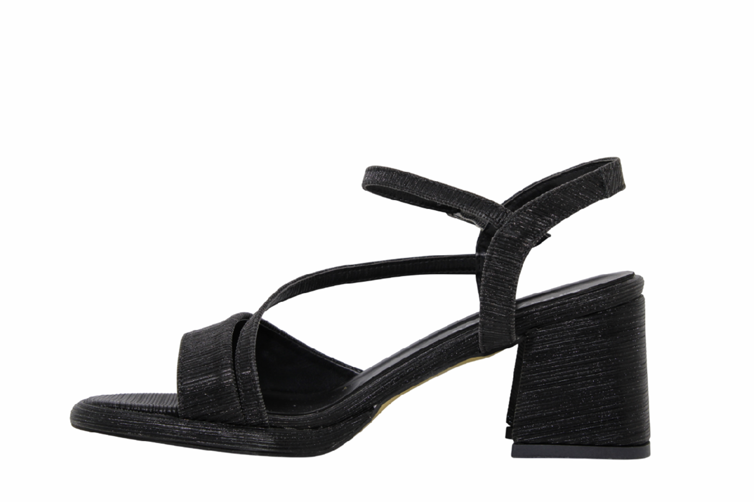 Z- ERBAY SANDALET - PLATFORM - 402 - SİMLİ-SİYAH