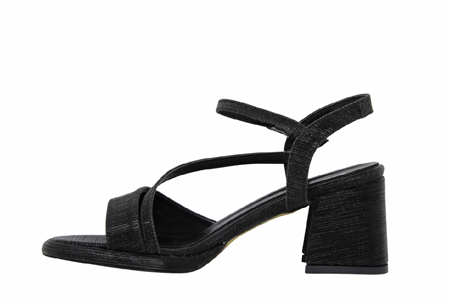 Z- ERBAY SANDALET - PLATFORM - 402 - SİMLİ-SİYAH
