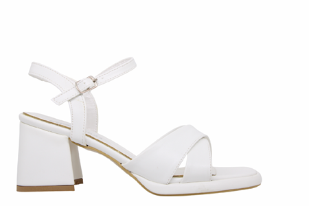 Z- ERBAY SANDALET - PLATFORM - 405 - CİLT-BEYAZ