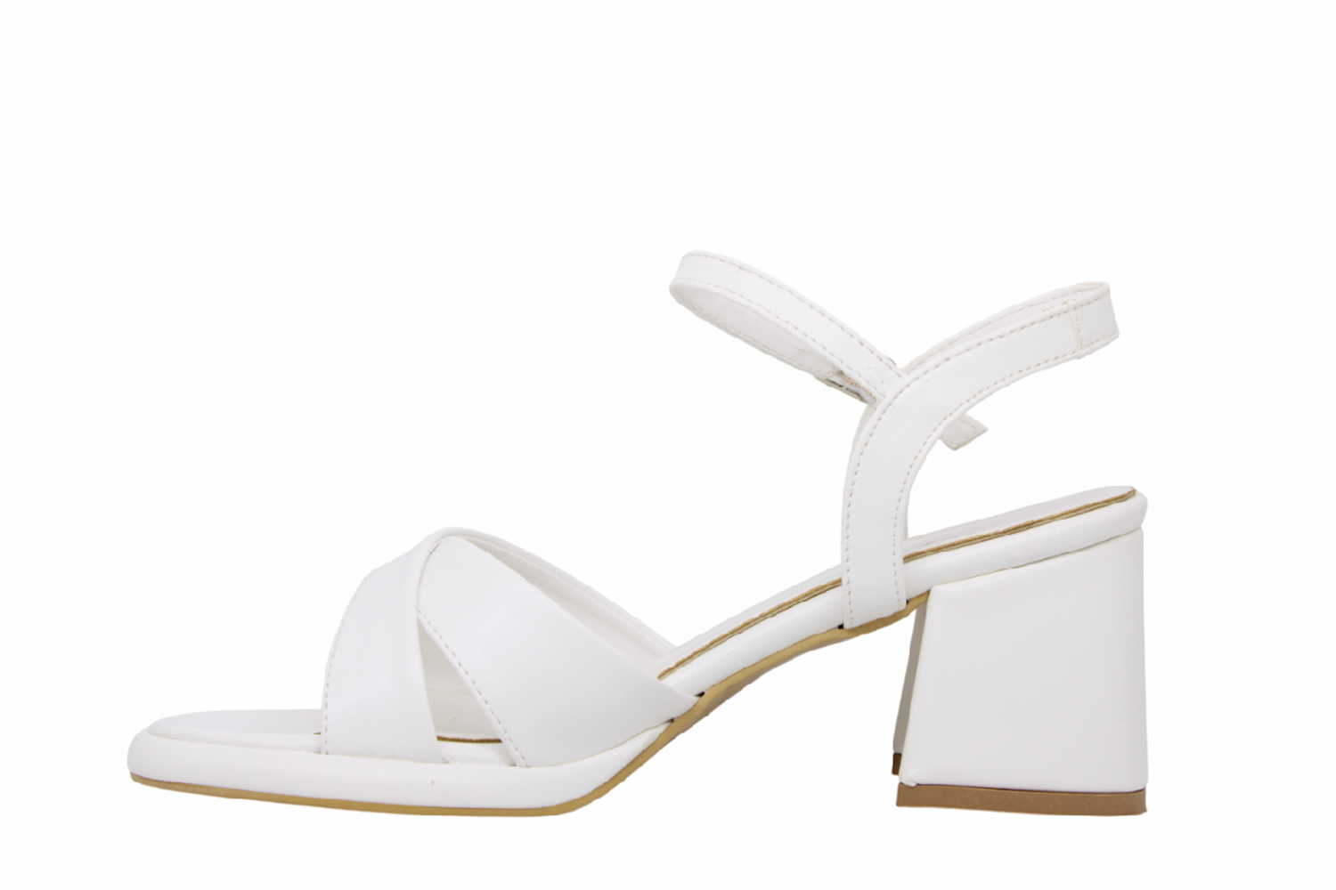 Z- ERBAY SANDALET - PLATFORM - 405 - CİLT-BEYAZ