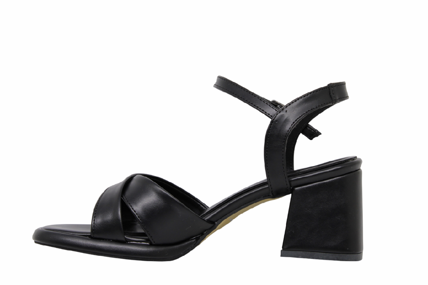 Z- ERBAY SANDALET - PLATFORM - 405 - CİLT-SİYAH