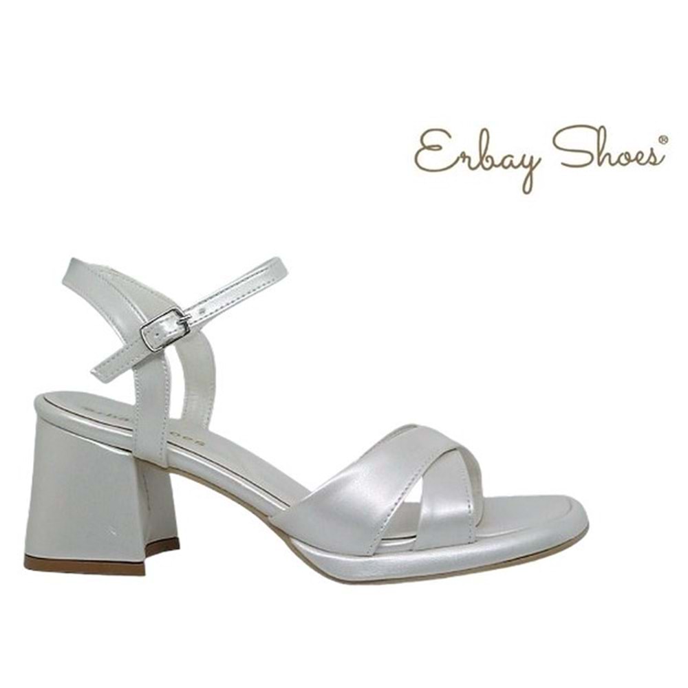 Z- ERBAY SANDALET - PLATFORM - 405 - CİLT-SEDEF