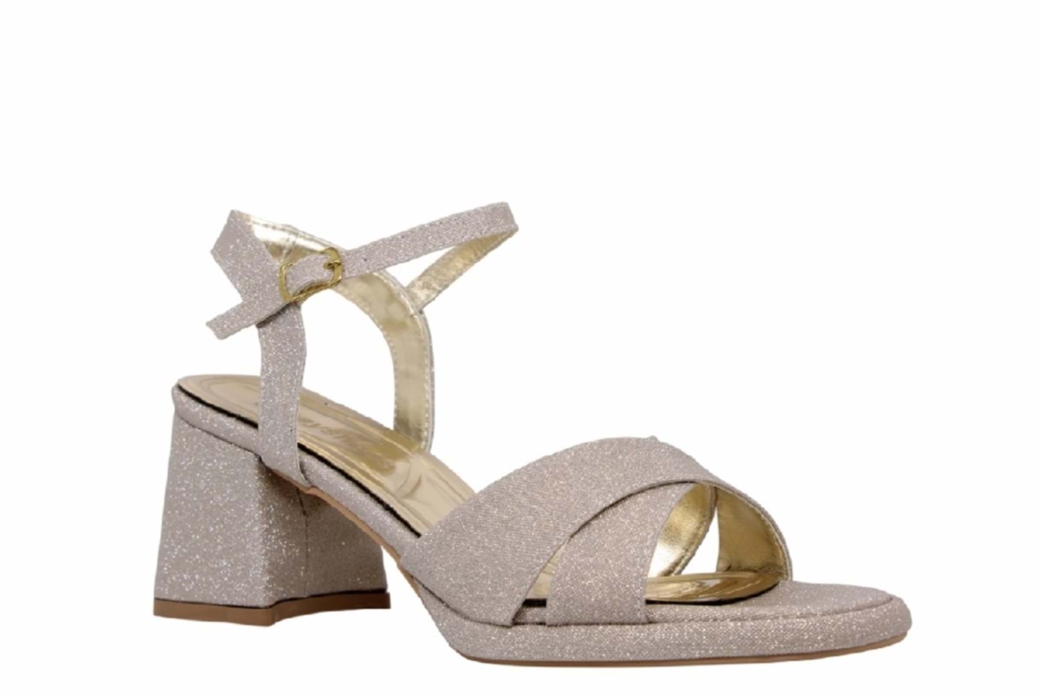 Z- ERBAY SANDALET - PLATFORM - 405 - SİMLİ-ALTIN