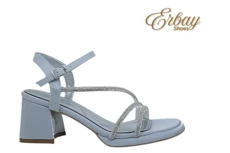 Z- ERBAY SANDALET - PLATFORM - 488 - SATEN-GRİ