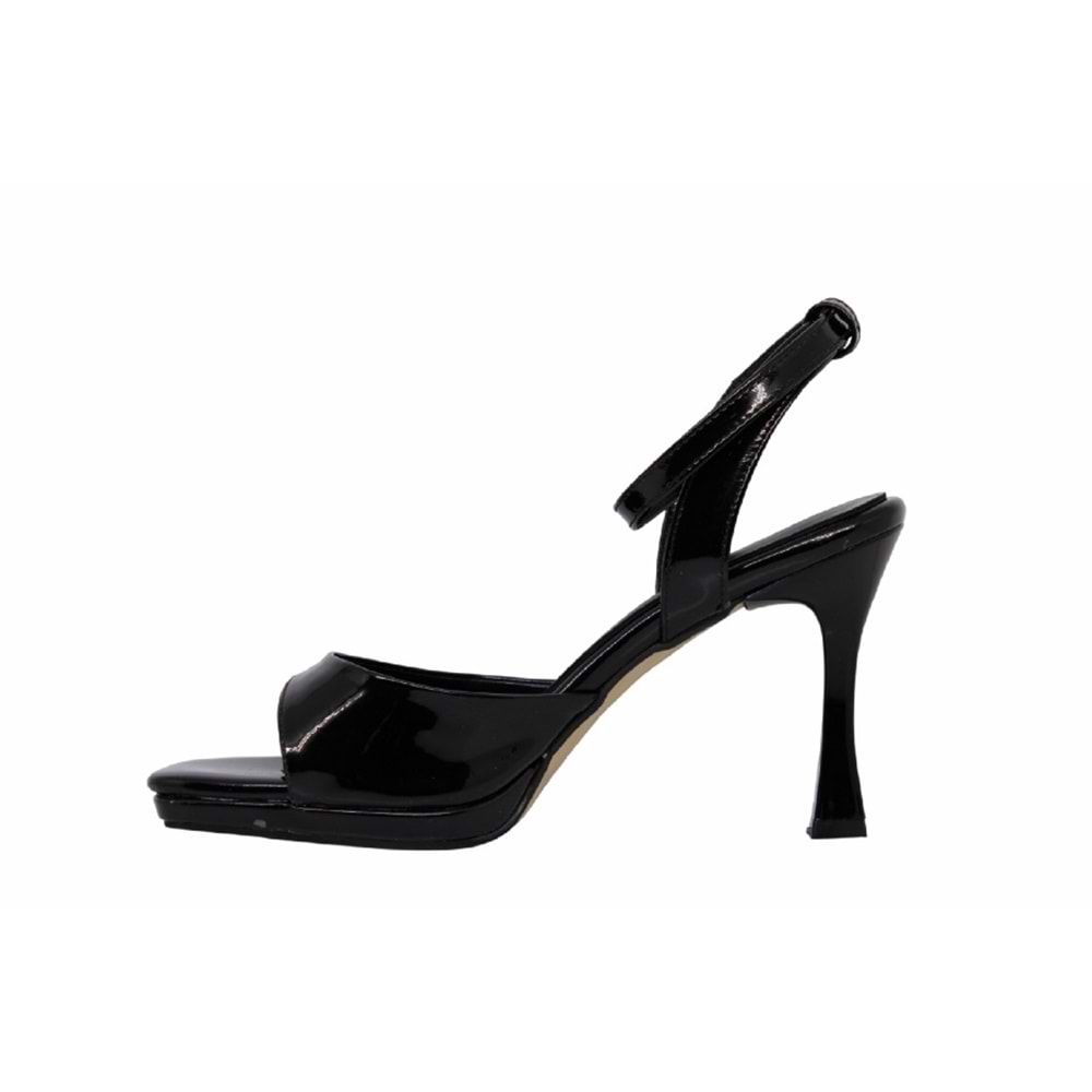 Z- ERBAY SANDALET - PLATFORM - 603 - RUGAN-SİYAH