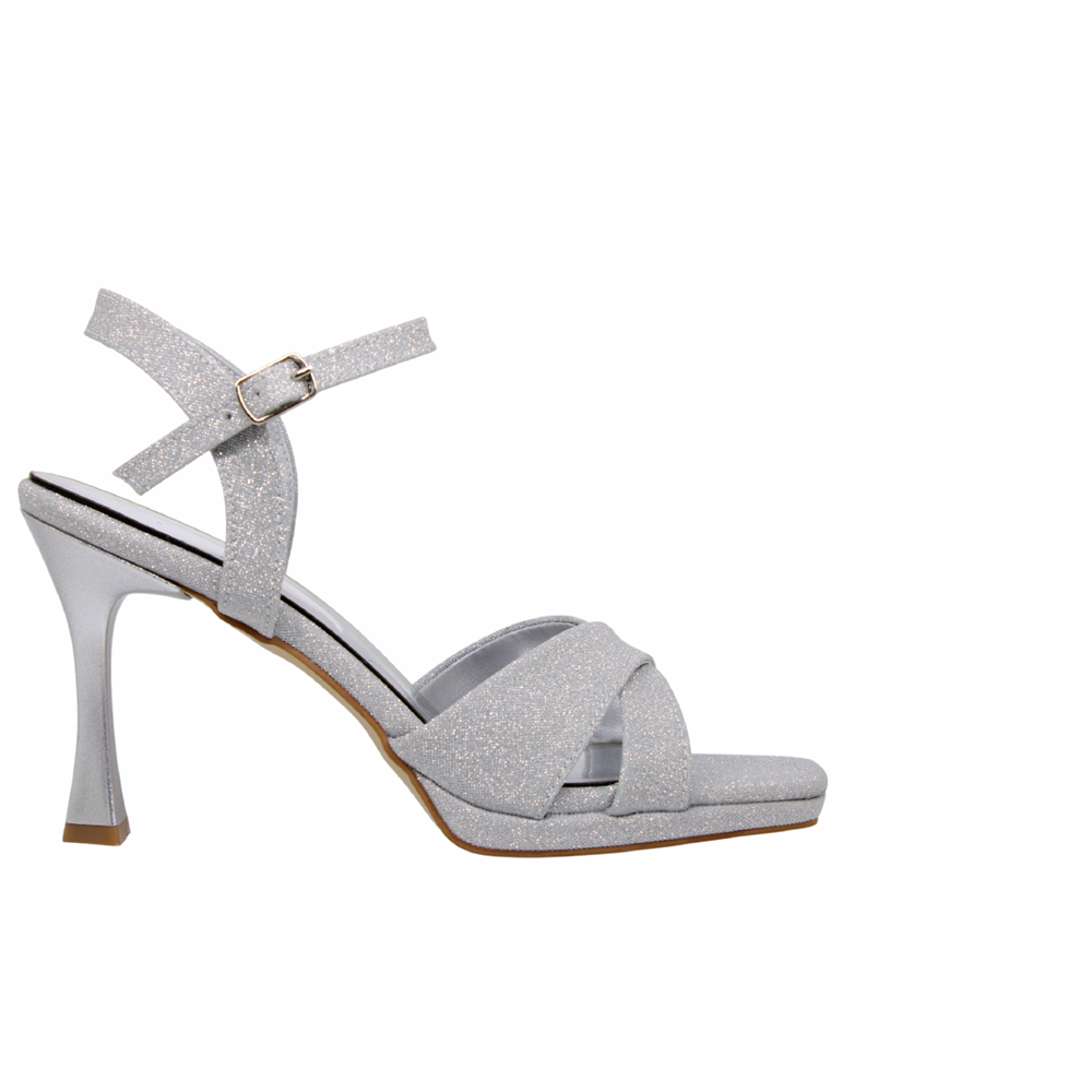 Z- ERBAY SANDALET - PLATFORM - 608 - SİMLİ-GÜMÜŞ