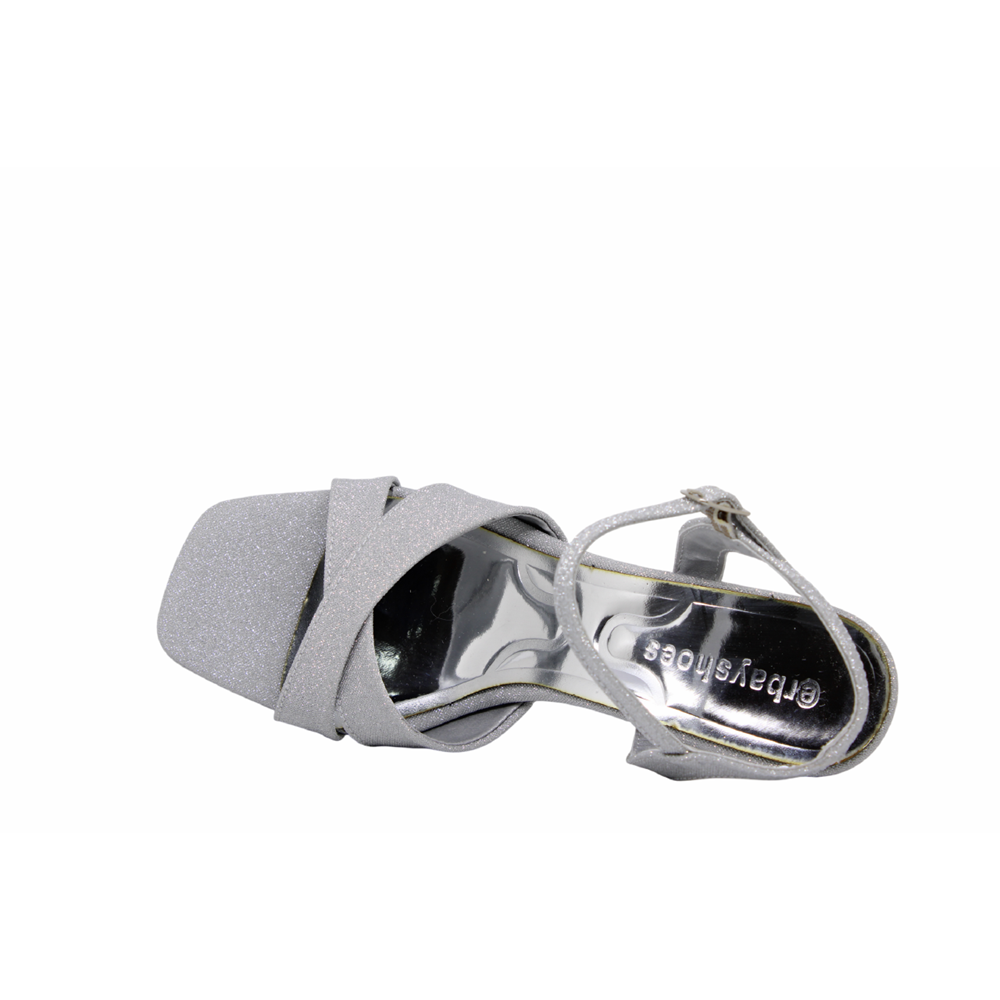 Z- ERBAY SANDALET - PLATFORM - 608 - SİMLİ-GÜMÜŞ