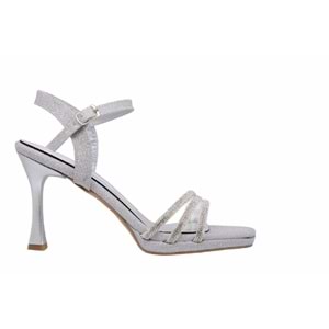 Z- ERBAY SANDALET - PLATFORM - 684 - SİMLİ-GÜMÜŞ