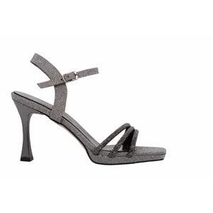 Z- ERBAY SANDALET - PLATFORM - 684 - SİMLİ-PLATİN