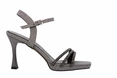 Z- ERBAY SANDALET - PLATFORM - 684 - SİMLİ-PLATİN