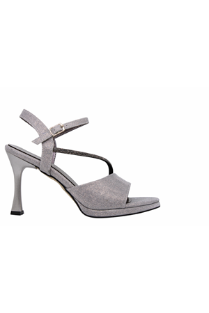 Z- ERBAY SANDALET - PLATFORM - 741 - SİMLİ-PLATİN