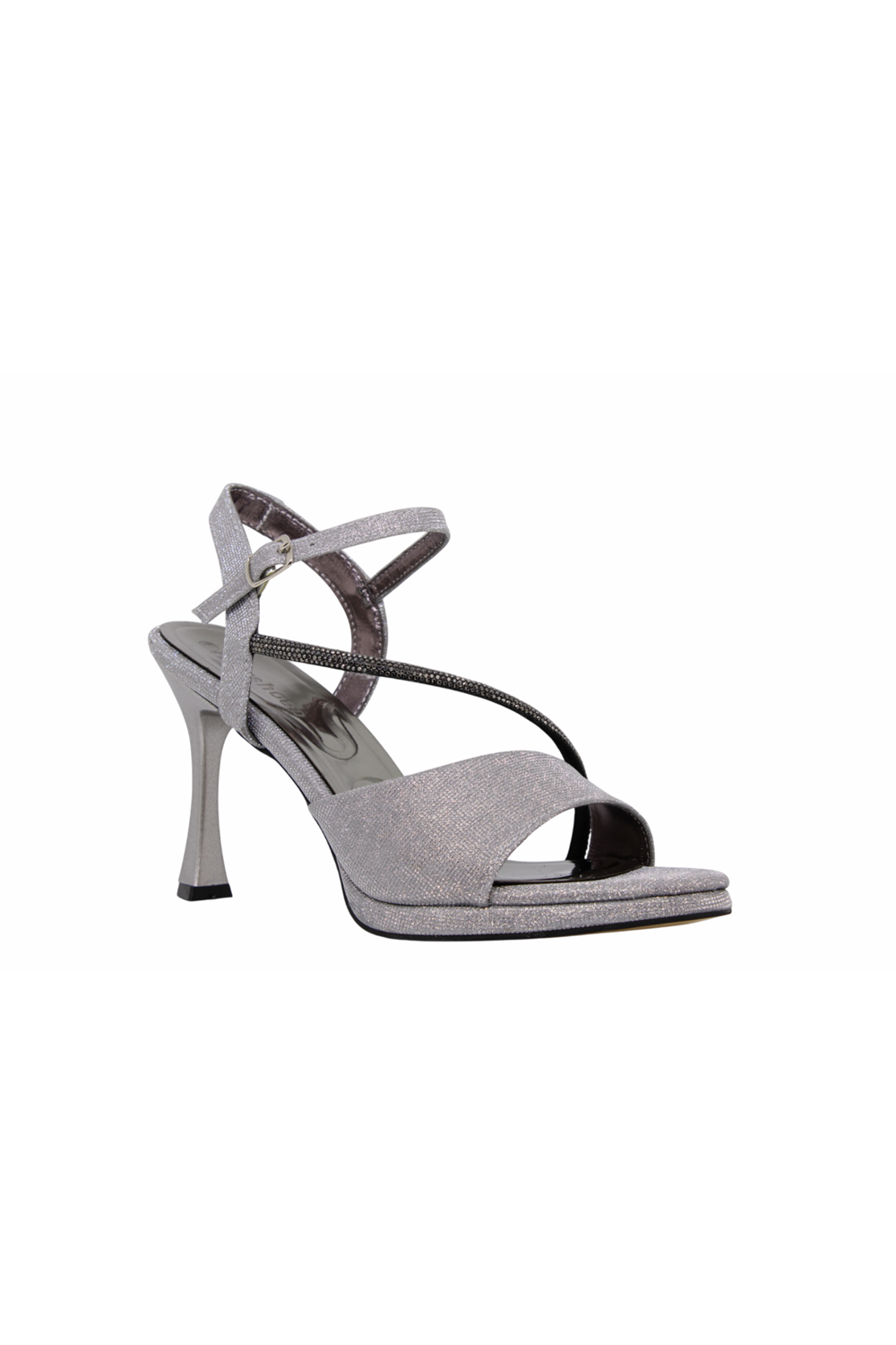 Z- ERBAY SANDALET - PLATFORM - 741 - SİMLİ-PLATİN