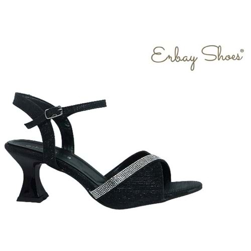 Z- ERBAY SANDALET - KADEH TOPUK - 263 - SİYAH