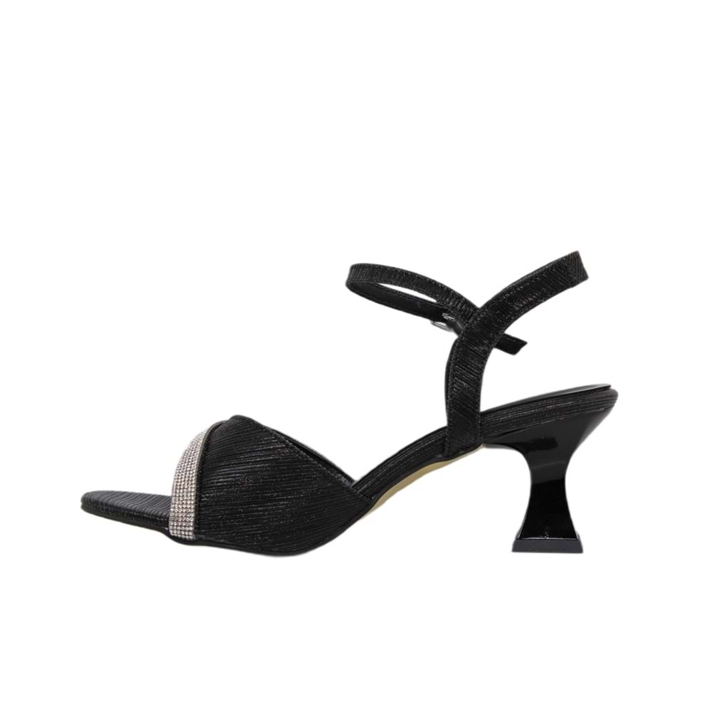 Z- ERBAY SANDALET - KADEH TOPUK - 263 - SİYAH