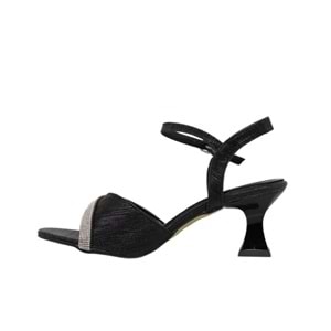 Z- ERBAY SANDALET - KADEH TOPUK - 263 - SİYAH