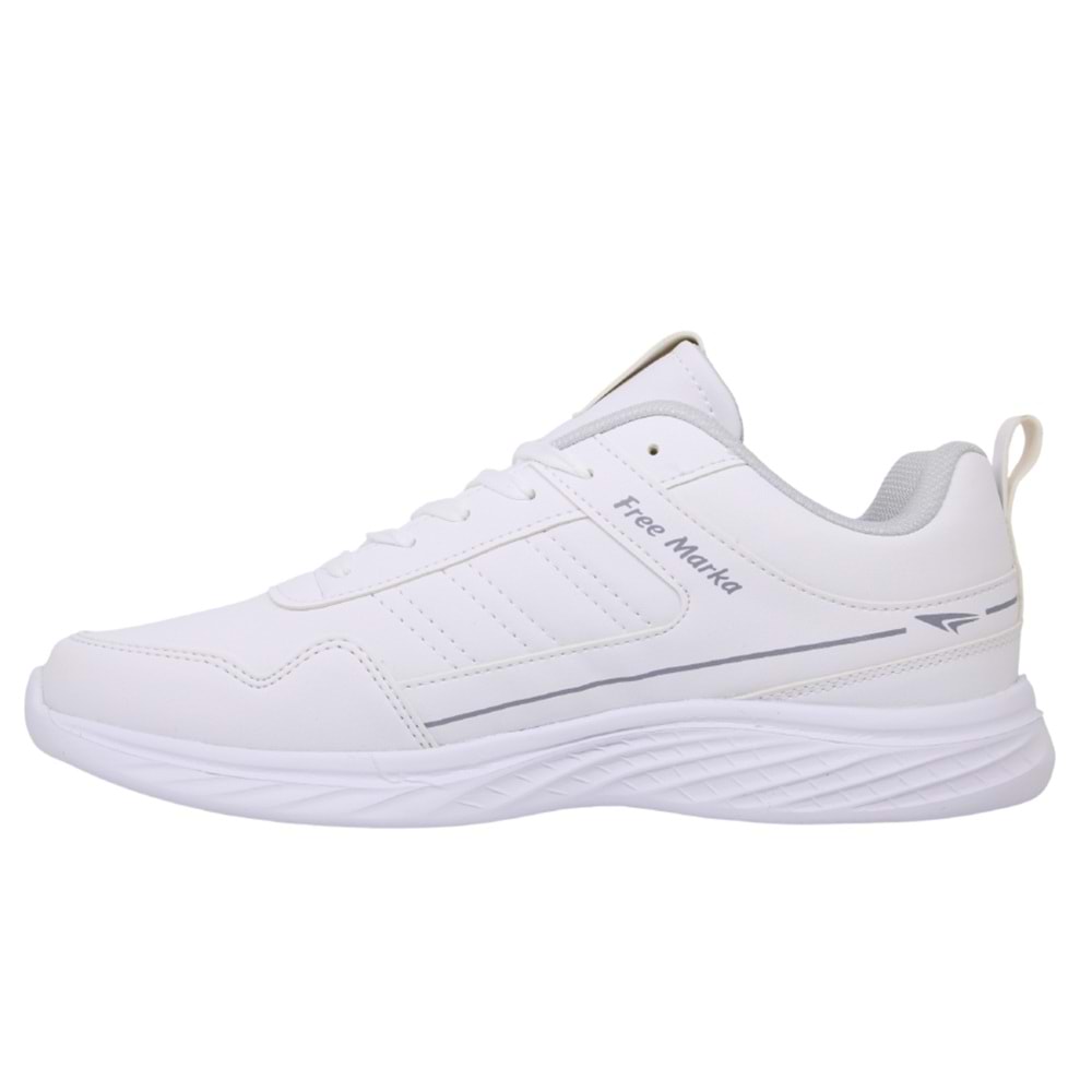 M- FREE MARKA SPOR - 3130 - CİLT / BEYAZ-BUZ-GRİ