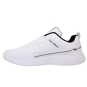 M- FREE MARKA SPOR - 3130 - CİLT / BEYAZ-SİYAH