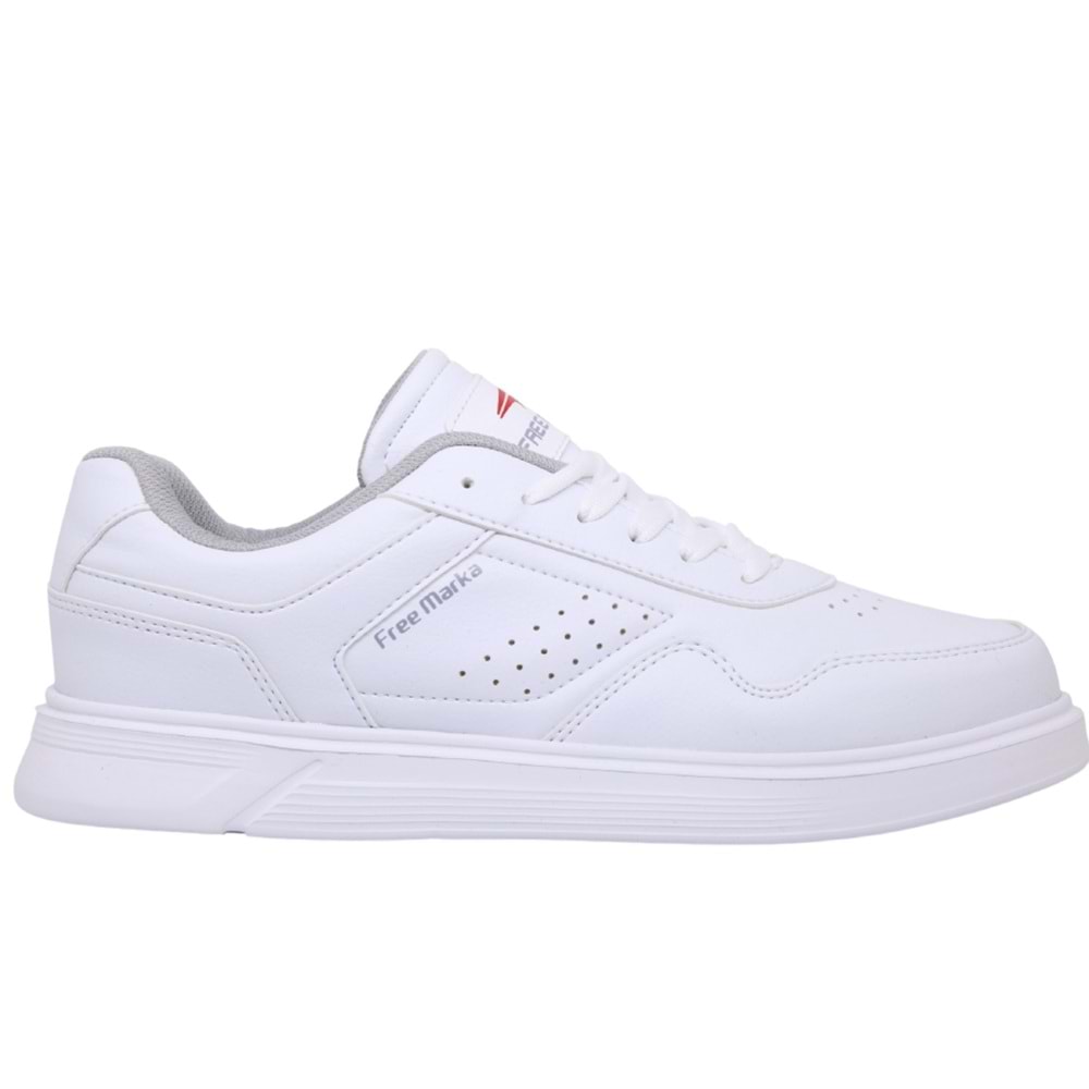 M- FREE MARKA SPOR - 3820 - CİLT / BEYAZ-BUZ-GRİ