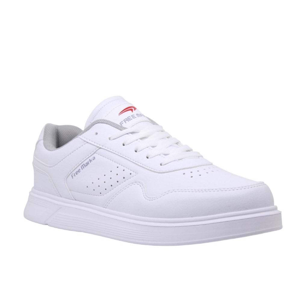 M- FREE MARKA SPOR - 3820 - CİLT / BEYAZ-BUZ-GRİ
