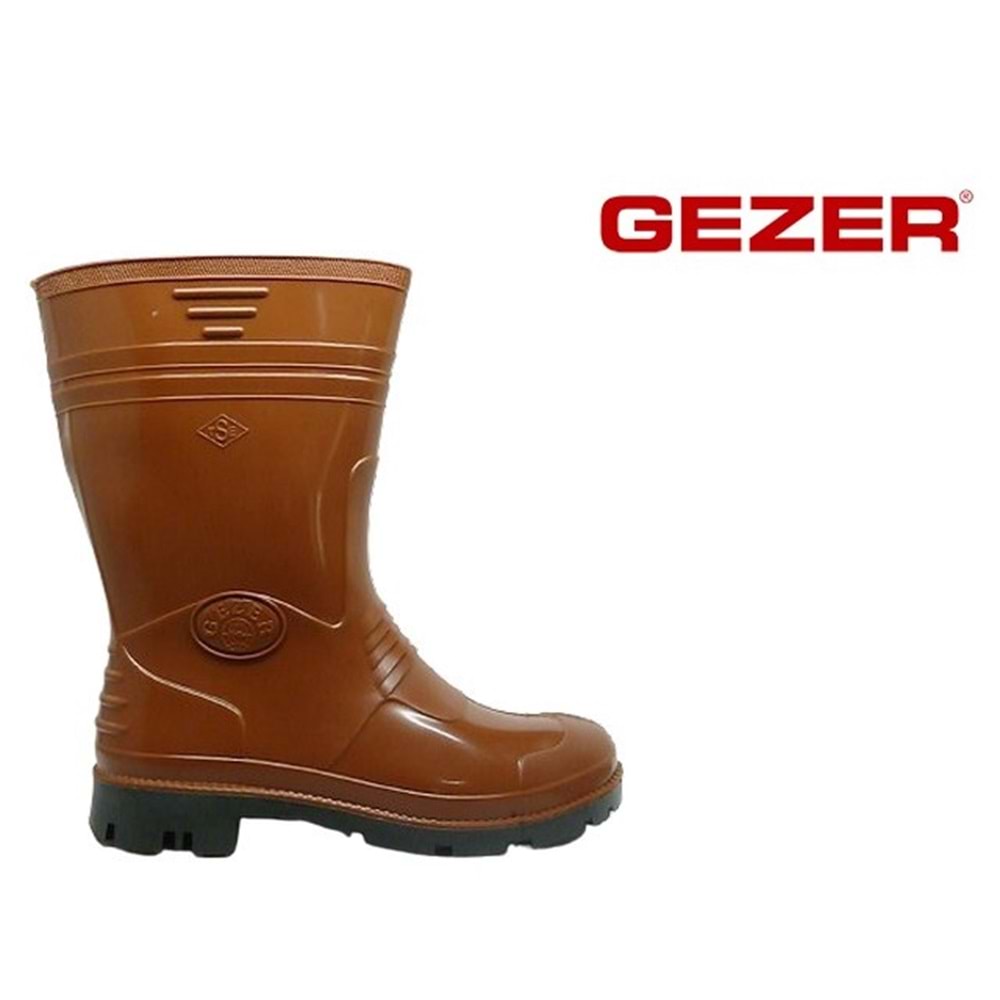 M- GEZER ÇİZME - KISA - 00218-10 - 44 NO - KAHVE