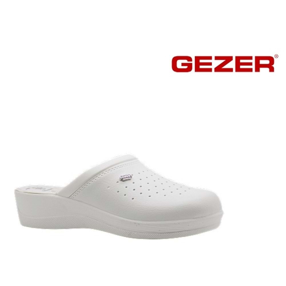 Z- GEZER TERLİK SABO PU - 04770 - BEYAZ -37-