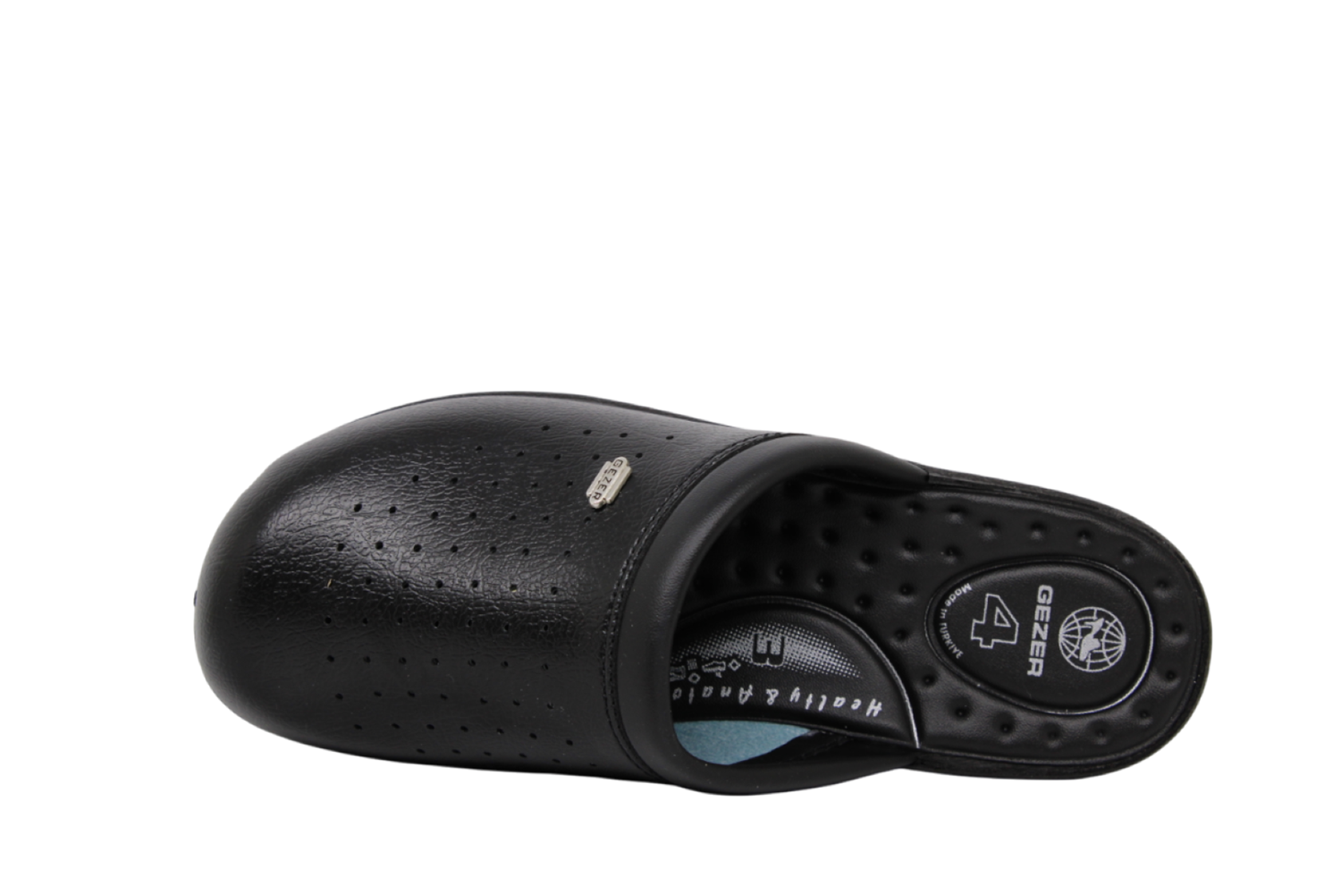 Z- GEZER TERLİK SABO PU - 04770 - SİYAH -38-