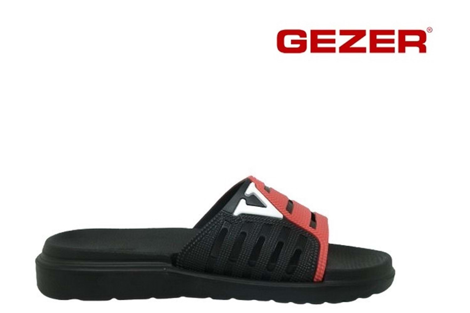 G- GEZER TERLİK - 15369 - SİYAH-KIRMIZI