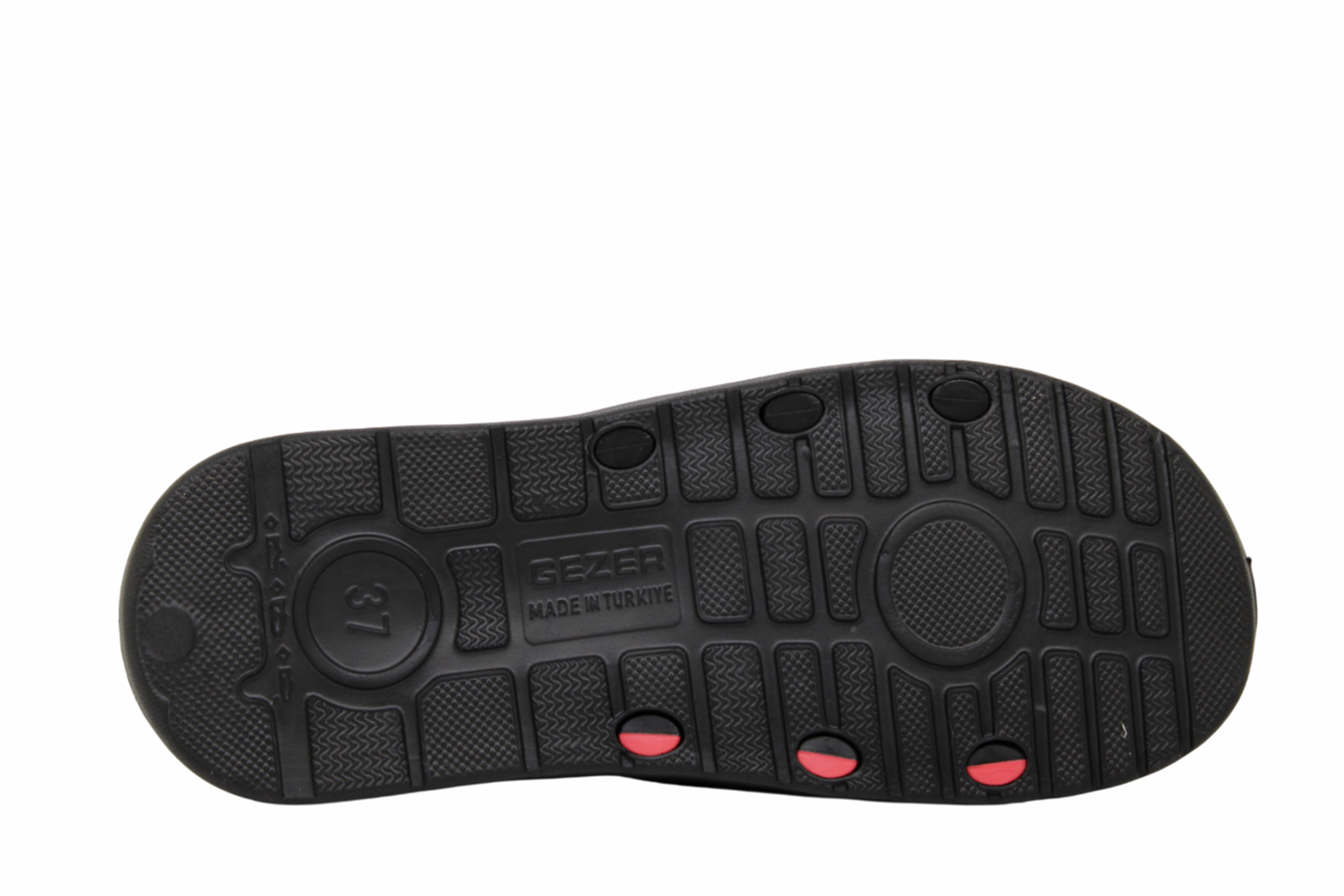 G- GEZER TERLİK - 15369 - SİYAH-KIRMIZI
