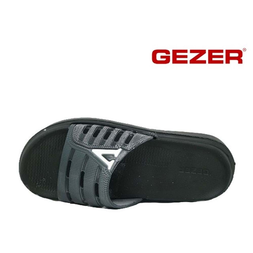 G- GEZER TERLİK EVA - 15369 - SİYAH-GRİ