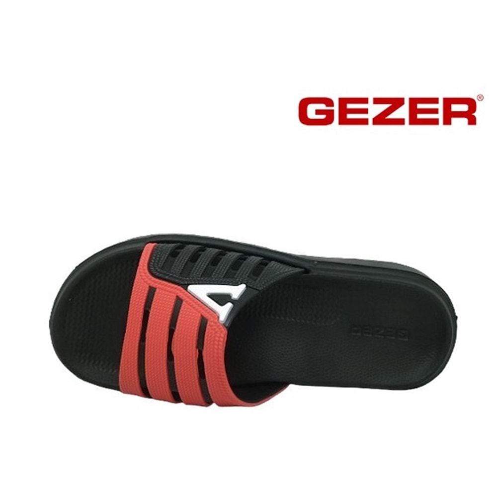 G- GEZER TERLİK EVA - 15369 - SİYAH-KIRMIZI