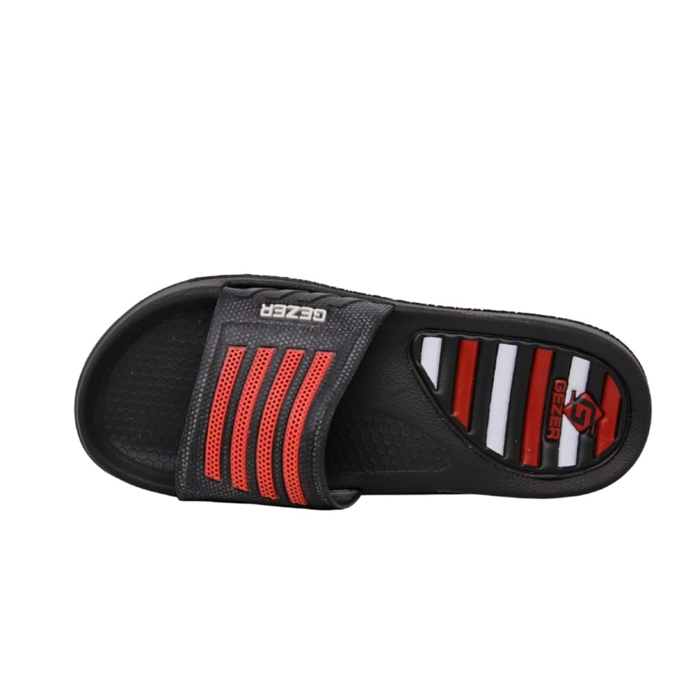 M- GEZER TERLİK EVA - 15191 - SİYAH-KIRMIZI