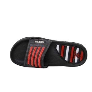 M- GEZER TERLİK EVA - 15191 - SİYAH-KIRMIZI