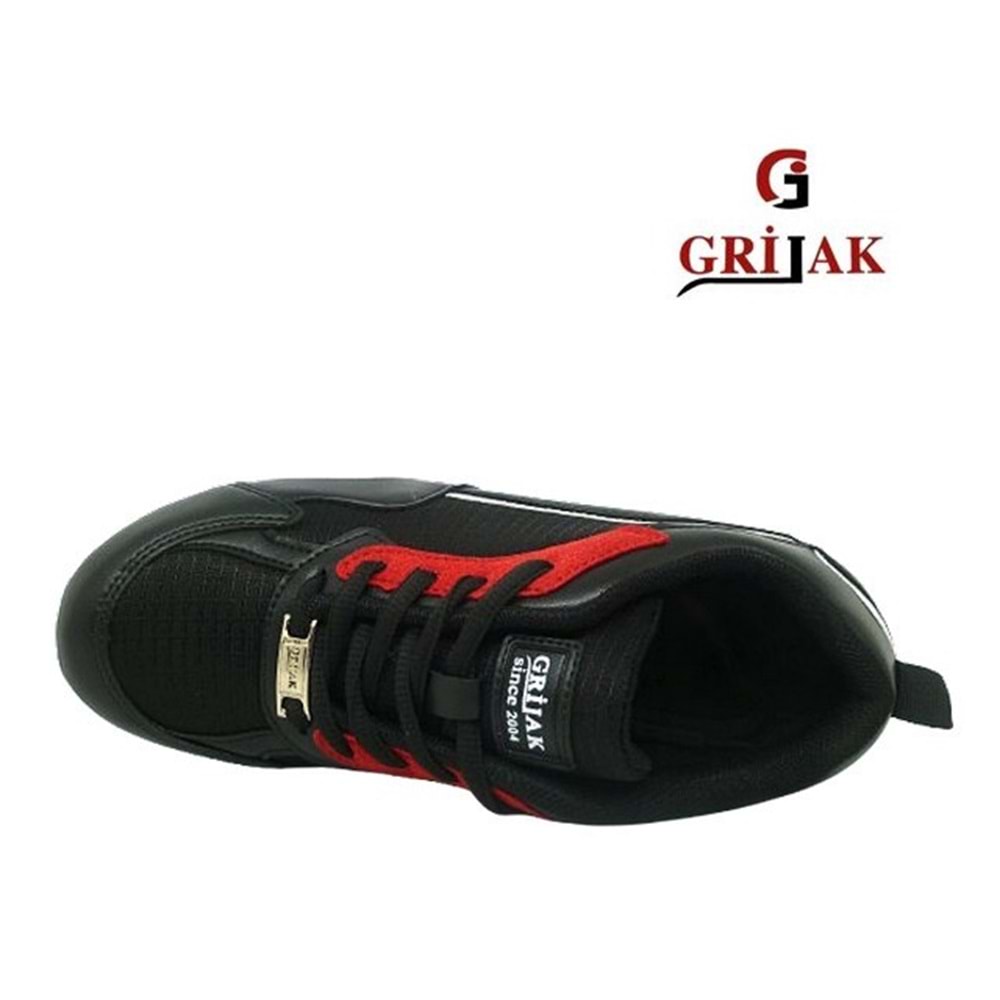 Z- GRİJAK SPOR - 051 - PARAŞÜT / SİYAH-BEYAZ-KIRMIZI