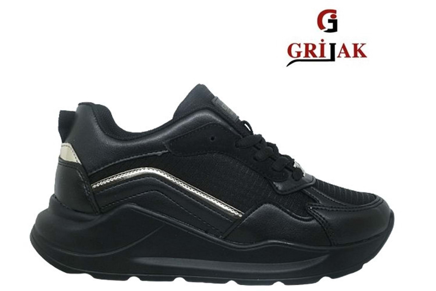 Z- GRİJAK SPOR - 051 - PARAŞÜT / SİYAH-GOLD