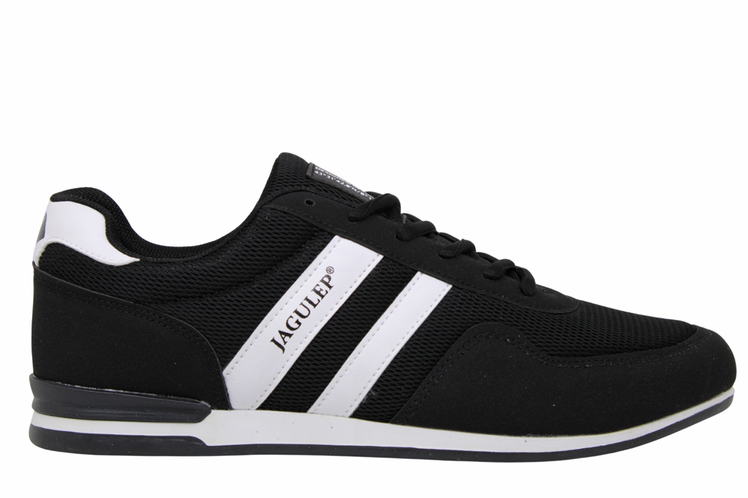M- JAGULEP SPOR - 2202 - FİLE / SİYAH-BEYAZ