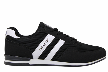 M- JAGULEP SPOR - 2202 - FİLE / SİYAH-BEYAZ