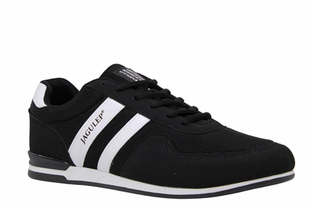 M- JAGULEP SPOR - 2202 - FİLE / SİYAH-BEYAZ