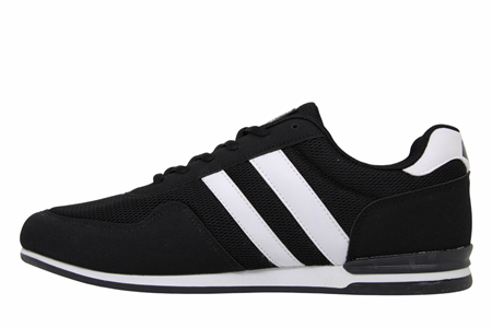 M- JAGULEP SPOR - 2202 - FİLE / SİYAH-BEYAZ