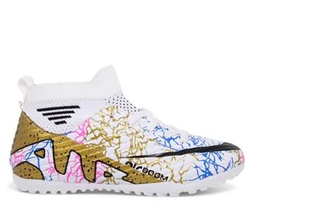 F- AIR LALİGA H.SAHA - 565 - ÇORAPLI - BEYAZ-ALTIN-DSL-28-32