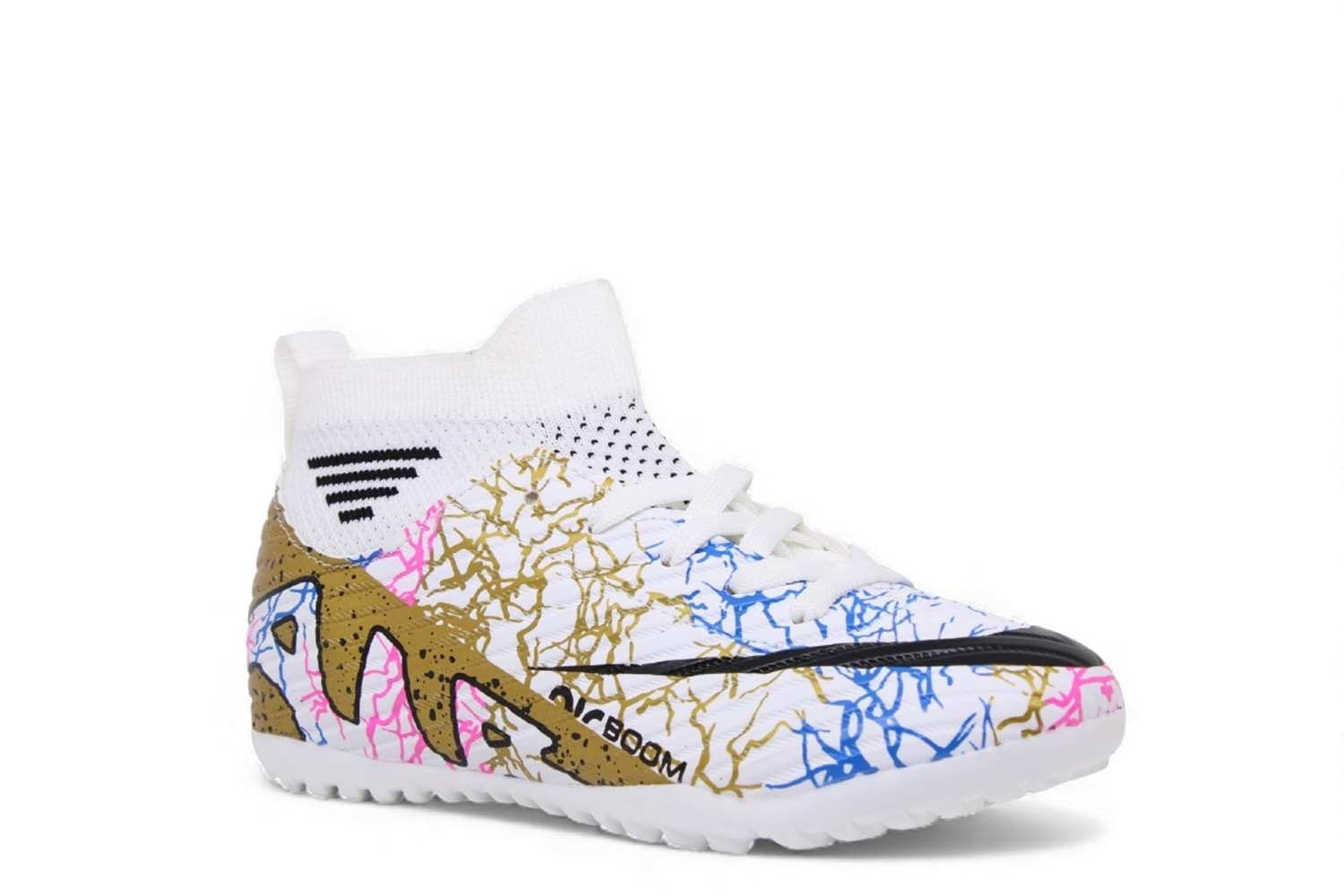 F- AIR LALİGA H.SAHA - 565 - ÇORAPLI - BEYAZ-ALTIN-DSL-28-32