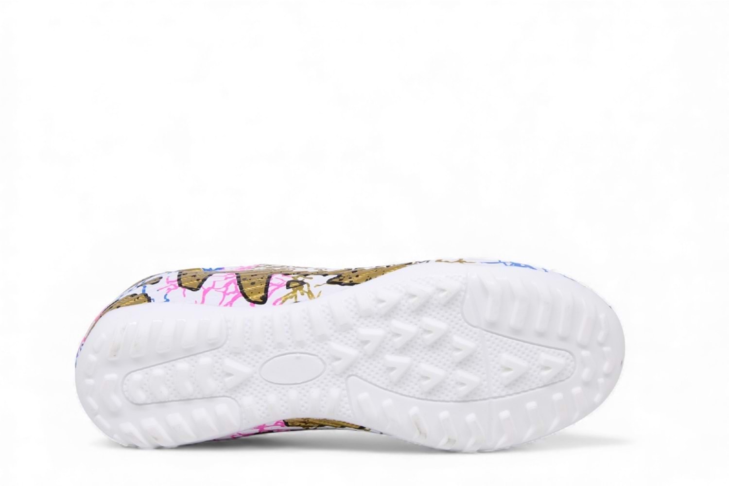 F- AIR LALİGA H.SAHA - 565 - ÇORAPLI - BEYAZ-ALTIN-DSL-28-32