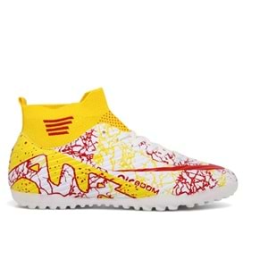 G- AIR LALİGA H.SAHA - 565 - ÇORAPLI - BEYAZ-KIRMIZI-DESENLİ