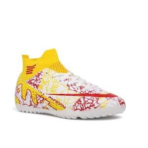 G- AIR LALİGA H.SAHA - 565 - ÇORAPLI - BEYAZ-KIRMIZI-DESENLİ