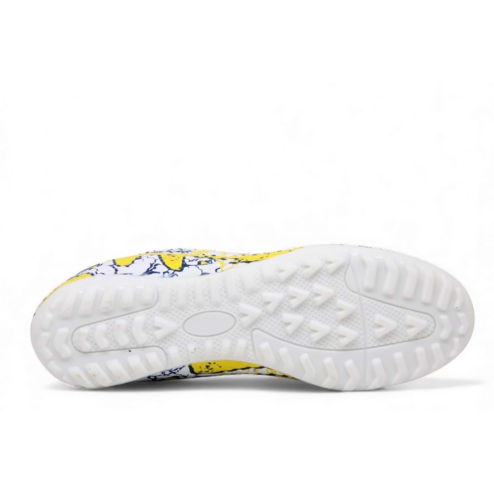 G- AIR LALİGA H.SAHA - 565 - ÇORAPLI - BEYAZ-SARI-DESENLİ