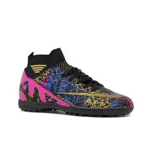 G- AIR LALİGA H.SAHA - 565 - ÇORAPLI - SİYAH-ALTIN-DESENLİ