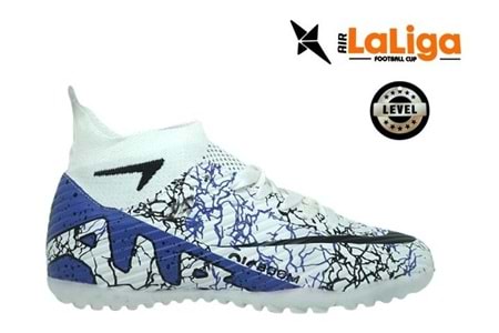G- AIR LALİGA H.SAHA - 600 - ÇORAPLI - BEYAZ-MOR-DESENLİ
