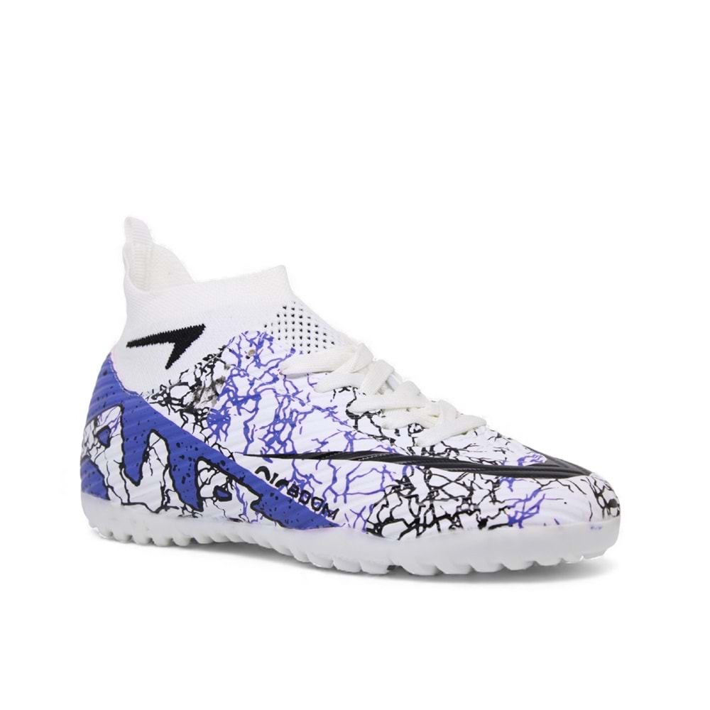 G- AIR LALİGA H.SAHA - 600 - ÇORAPLI - BEYAZ-MOR-DESENLİ