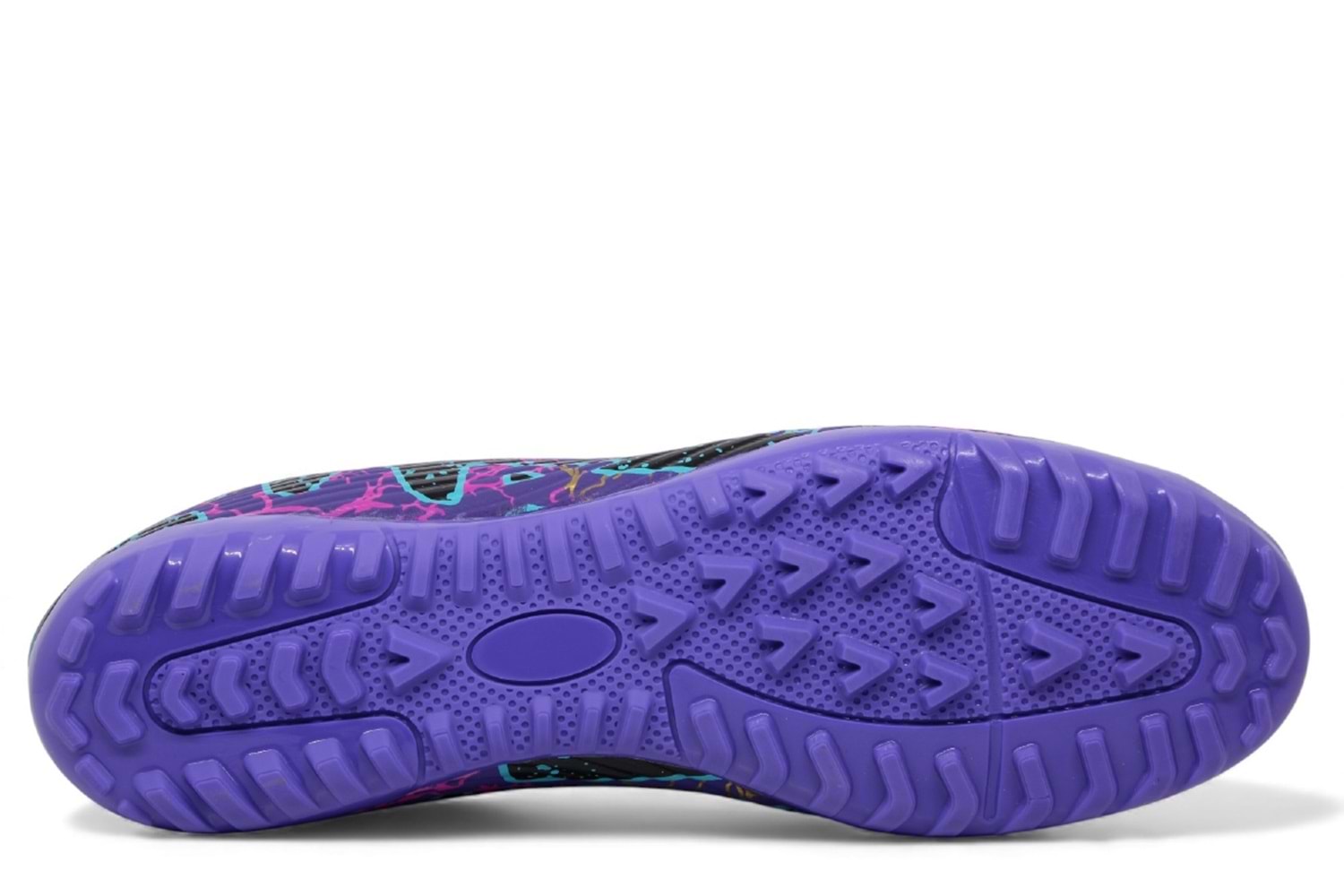 M- AIR LALİGA H.SAHA - 565 - ÇORAPLI - MOR-TURKUAZ-DESENLİ